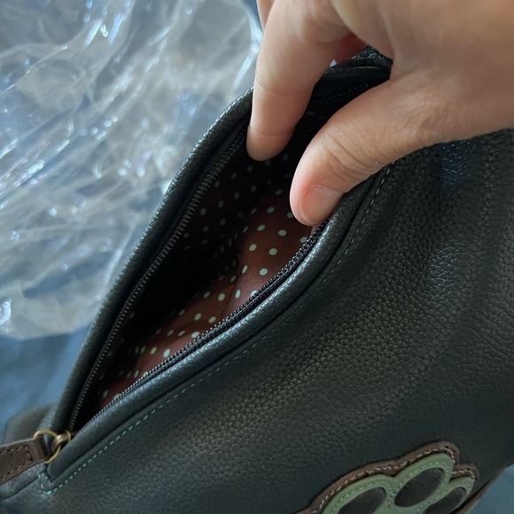 Paw Print Leather Tote - Picture 3 of 4